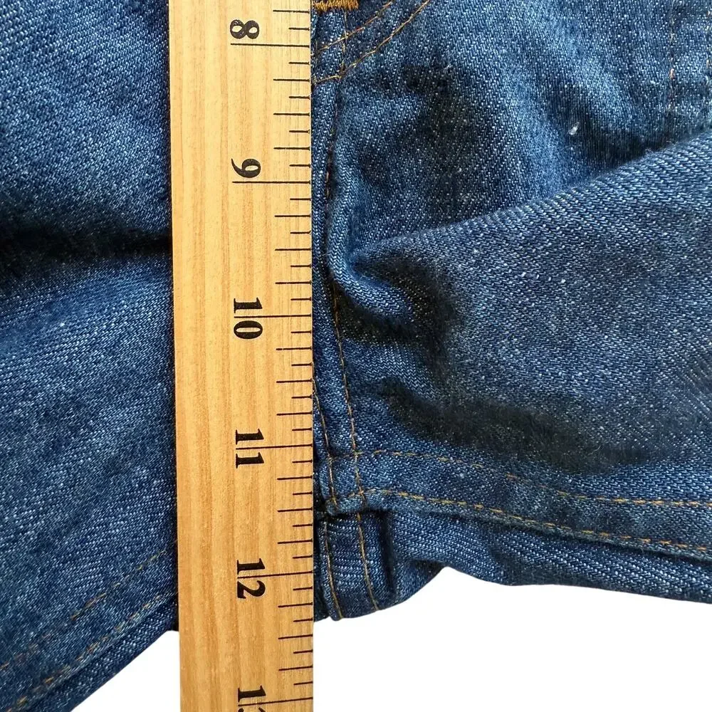 VTG Levis 70s Flare Jeans Mens 32x32 Blue Denim Festival Boho Bell Bottoms 1976
